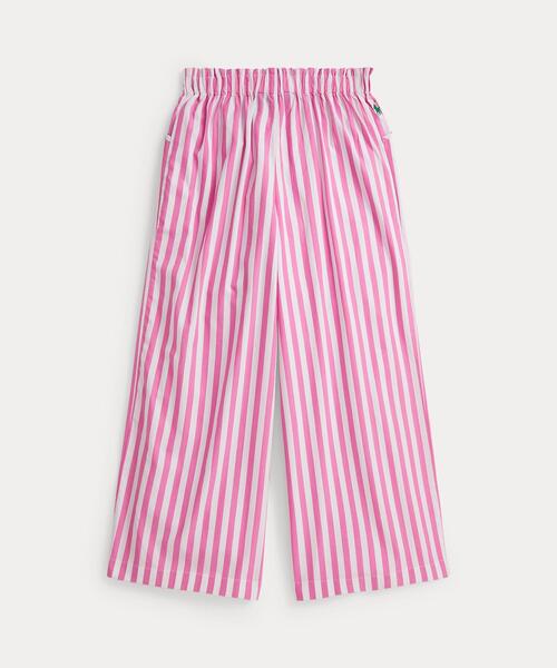 POLO RALPH LAUREN CHILDRENSWEAR（ポロ ラルフ ローレン チルドレンズウェア）の「ストライプド コットン ポプリン ワイドレッグ パンツ（その他パンツ・キッズ・マルチ・7/16/14/10）」の4枚目の写真