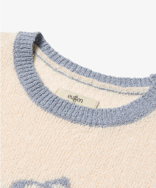 EUGGEN（ユジェン）の「ツートンブークルハーフニット_クリーム（ニット/セーター・レディース・その他・SMALL/MEDIUM）」の5枚目の写真