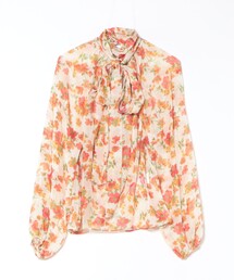 N°21（ヌメロ ヴェントゥーノ）の「【N°21/ヌメロ ヴェントゥーノ】花柄ボウタイブラウス（シャツ/ブラウス）」