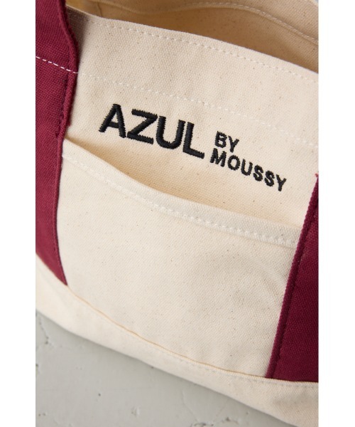 AZUL by moussy（アズールバイマウジー）の「ロゴ刺繍ミニトートバック（トートバッグ・メンズ・ライトカーキ/グレー/アイボリー/ブラック・FREE）」の8枚目の写真