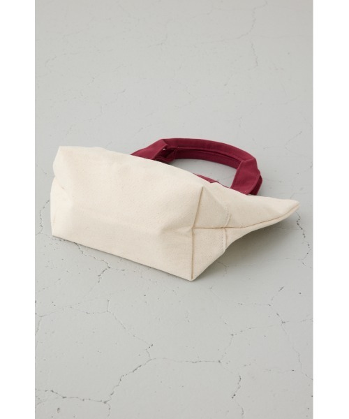 AZUL by moussy（アズールバイマウジー）の「ロゴ刺繍ミニトートバック（トートバッグ・メンズ・ライトカーキ/グレー/アイボリー/ブラック・FREE）」の11枚目の写真