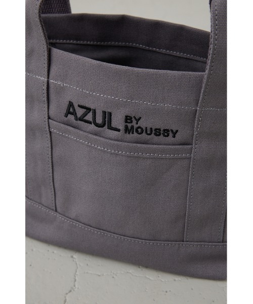 AZUL by moussy（アズールバイマウジー）の「ロゴ刺繍ミニトートバック（トートバッグ・メンズ・ライトカーキ/グレー/アイボリー/ブラック・FREE）」の15枚目の写真