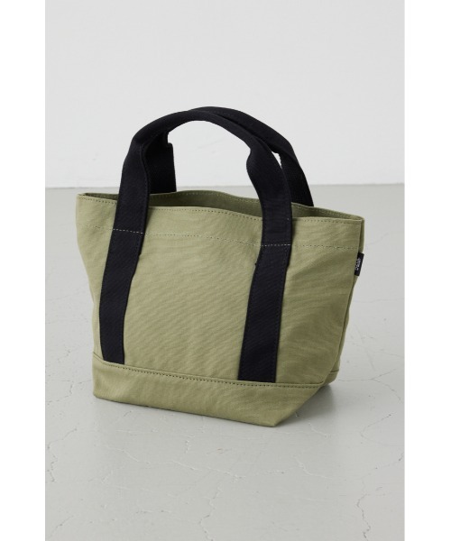 AZUL by moussy（アズールバイマウジー）の「ロゴ刺繍ミニトートバック（トートバッグ・メンズ・ライトカーキ/グレー/アイボリー/ブラック・FREE）」の21枚目の写真