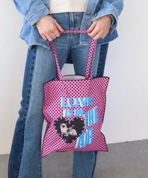 Three Four Time（ｽﾘｰﾌｫｰﾀｲﾑ）の「【Casselini】Team DOUBUTSUトート（トートバッグ・レディース・ブラック/ピンク/ベージュ・FREE）」の15枚目の写真