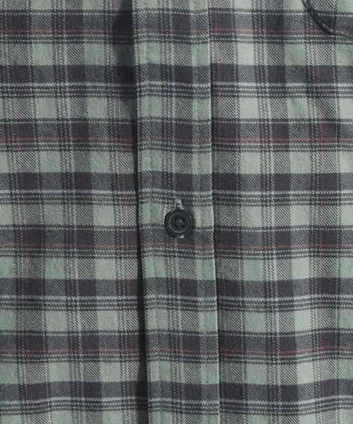 BAYFLOW(ベイフロー)の「Feels FLOWチェックシャツ(シャツ/ブラウス・メンズ・ベージュ/グリーン/ブラウン・MEDIUM/LARGE)」の13枚目の写真