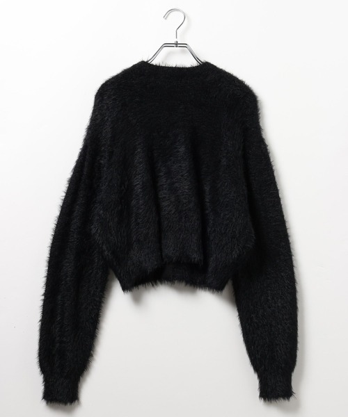 PAGEBOY（ページボーイ）の「ポッピンフェザーカーディガン（ニット/セーター・レディース・オフホワイト/ホワイト系その他/ブラック/ブルー系その他・FREE）」の10枚目の写真