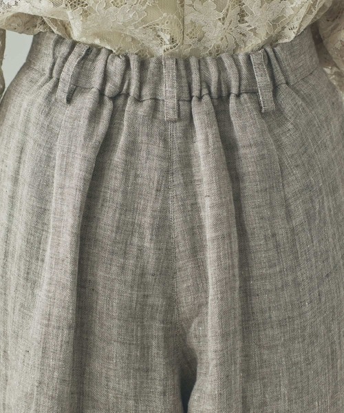 Curensology(カレンソロジー)の「Curensology(カレンソロジー)/<C.S.G>ダブルリネンパンツ(その他パンツ・レディース・ベージュ・38/36)」の8枚目の写真