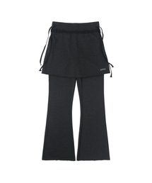 SUNNECT（ソネクト）の「Skirt-Layered Sweatpant - Charcoal（スウェットパンツ）」