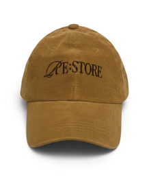 RESTORE（リストア）の「Signature corduroy cap [Camel]（キャップ）」