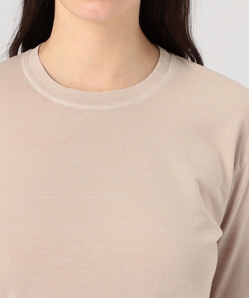 JAMES PERSE(ジェームスパース)の「ベーシック クルーネックプルオーバー WLJ3113(Tシャツ/カットソー・レディース・ライトベージュ・0)」の9枚目の写真
