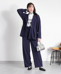 cepo（セポ）の「〈セットアップ対応〉ジョーゼットイージータックパンツ（スーツパンツ）」