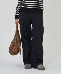 THE-ABON（エイボン）の「ストリングカーゴバンディングパンツブラック（その他パンツ）」