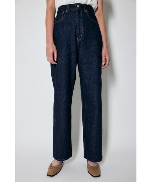 MOUSSY(マウジー)の「HW LOOSE STRAIGHT OW(デニムパンツ・レディース・ワンウォッシュ・23inch/24inch/25inch/26inch)」の2枚目の写真