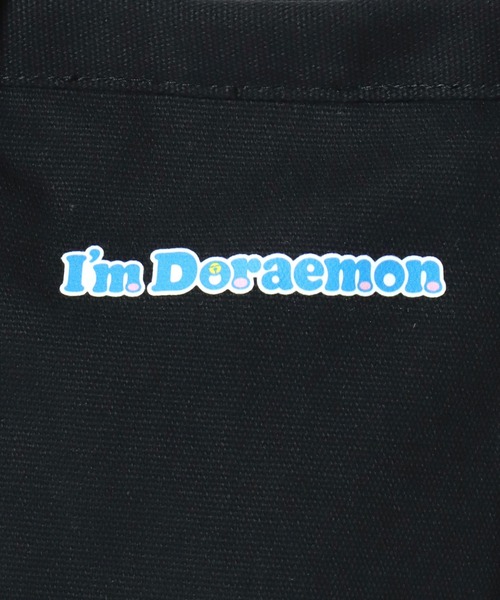 sanrio(サンリオ)の「I'm Doraemon(アイムドラえもん)キャラクターワンポイント刺繍キャンバストートバッグ(トートバッグ・レディース・ブラック/オフホワイト・FREE)」の3枚目の写真