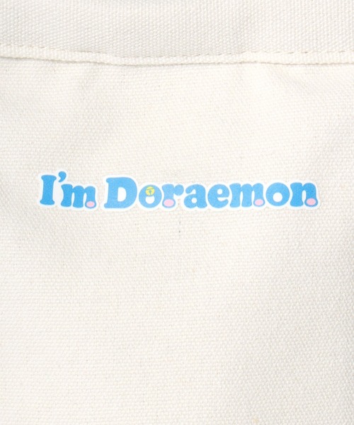 sanrio(サンリオ)の「I'm Doraemon(アイムドラえもん)キャラクターワンポイント刺繍キャンバストートバッグ(トートバッグ・レディース・ブラック/オフホワイト・FREE)」の22枚目の写真