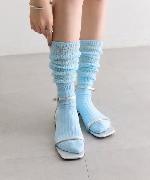 mystic（ミスティック）の「カラールーズソックス（ソックス/靴下・レディース・ピンク/ブルー・ONE SIZE）」の3枚目の写真