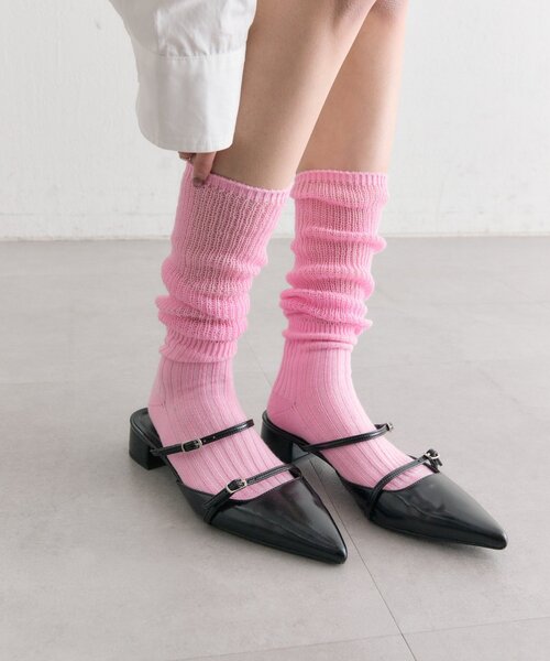 mystic（ミスティック）の「カラールーズソックス（ソックス/靴下・レディース・ピンク/ブルー・ONE SIZE）」の6枚目の写真