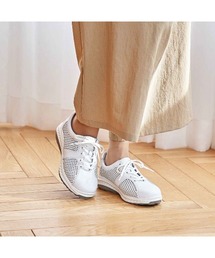 【4E】パンチングレザースニーカー
