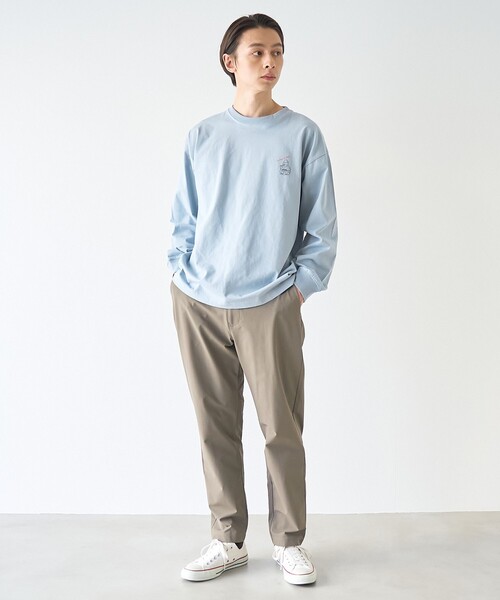 coen（コーエン）の「KiyokazuTsujino プリントロングスリーブTシャツ（Tシャツ/カットソー・メンズ・ホワイト/ダークグレー/ベージュ/ライトブルー・S/M/L/XL）」の20枚目の写真
