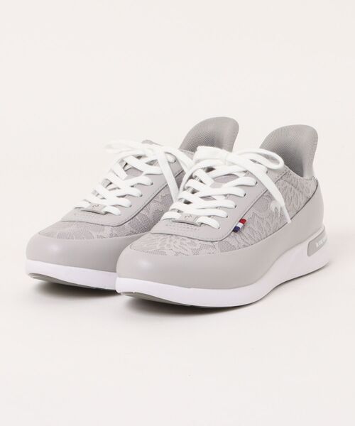 le coq sportif(ルコックスポルティフ)の「le coq sportif ルコックスポルティフ LCS SEVRES 2 WIDE SI【軽量】レディーススニーカー(LCSセーヴル2ワイドSI)(スニーカー・レディース・ブラック/グレー・22.5cm/23.0cm/23.5cm/24.0cm/24.5cm/25.0cm)」の2枚目の写真