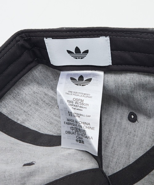 adidas(アディダス)の「【adidas originals/アディダスオリジナルス】ベースボール ウォッシュド キャップ/ユニセックス Q3940 CAP(キャップ・メンズ・スミクロ・フリー)」の4枚目の写真