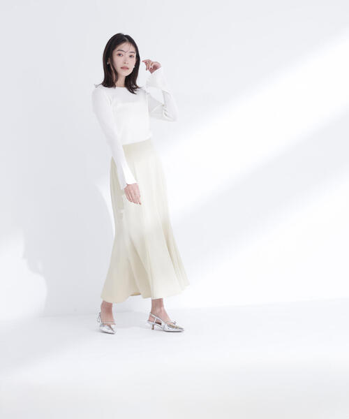 NATURAL BEAUTY BASIC(ナチュラルビューティーベーシック)の「◇パネル切替マーメイドスカート(スカート・レディース・ベージュ/イエロー/チャコールグレー・MEDIUM/P/S)」の18枚目の写真