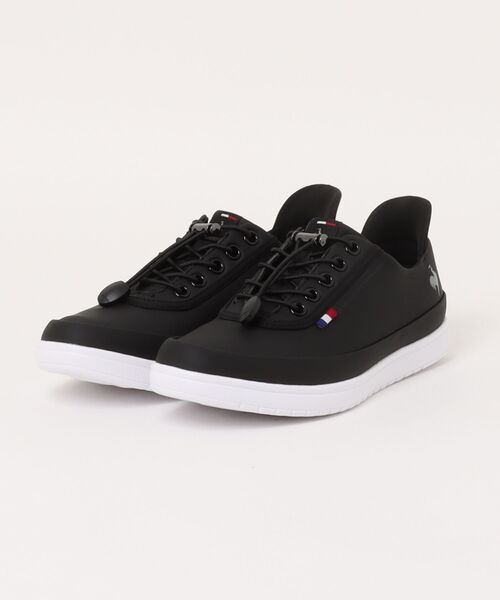 le coq sportif（ルコックスポルティフ）の「le coq sportif ルコックスポルティフ 【ハンズフリー】LCS ALMA R SI 防水 軽量 レディーススニーカー(LCSアルマレインSI)（スニーカー・レディース・ブラック/グレー/ホワイト・23.0cm/24.0cm/25.0cm）」の2枚目の写真