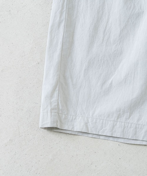 quadro（クオドロ）の「コットンブロードシャンブレーワンプリーツパンツ（その他パンツ・レディース・ブラック/カーキ/グレー・FREE）」の11枚目の写真