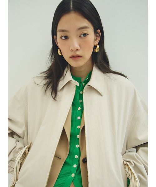 ミラオーウェン　フォルムデザインスウィングトップ Mila Owen｜フォルムデザインスウィングトップジャガード | Rakuten