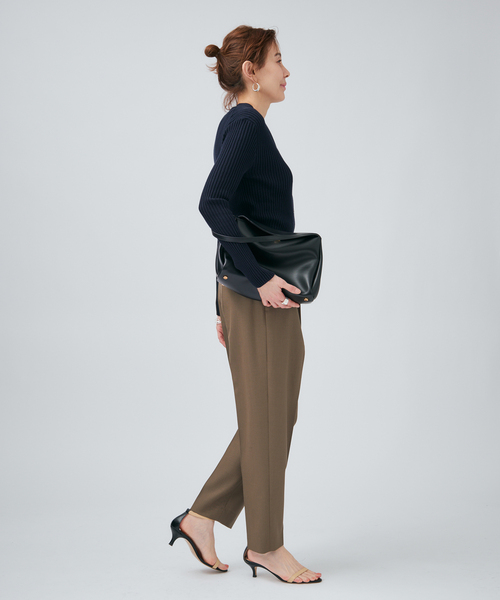 VERMEIL par iena（ヴェルメイユパーイエナ）の「《追加》イタリア糸 RIB Vネックカーディガン（カーディガン/ボレロ・レディース・ピンク/アイボリー/ネイビー・FREE）」の13枚目の写真