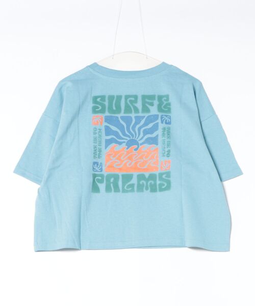 Kahiko（カヒコ）の「【Kahiko】SURF＆Palms デインTシャツ（Tシャツ/カットソー・レディース・チャコール/ブルー/オフホワイト・FREE）」の3枚目の写真