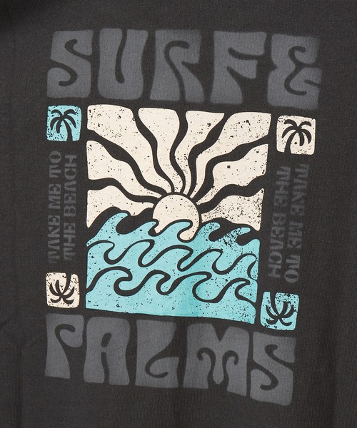 Kahiko（カヒコ）の「【Kahiko】SURF＆Palms デインTシャツ（Tシャツ/カットソー・レディース・チャコール/ブルー/オフホワイト・FREE）」の7枚目の写真