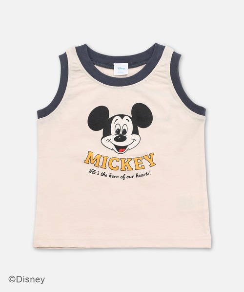 Disney(ディズニー)の「〈ディズニー〉ミッキーマウス/タンクトップ(タンクトップ・キッズ・オートミール/クリーム・80cm/90cm/100cm/110cm/120cm/130cm)」の3枚目の写真