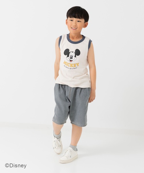 Disney(ディズニー)の「〈ディズニー〉ミッキーマウス/タンクトップ(タンクトップ・キッズ・オートミール/クリーム・80cm/90cm/100cm/110cm/120cm/130cm)」の12枚目の写真
