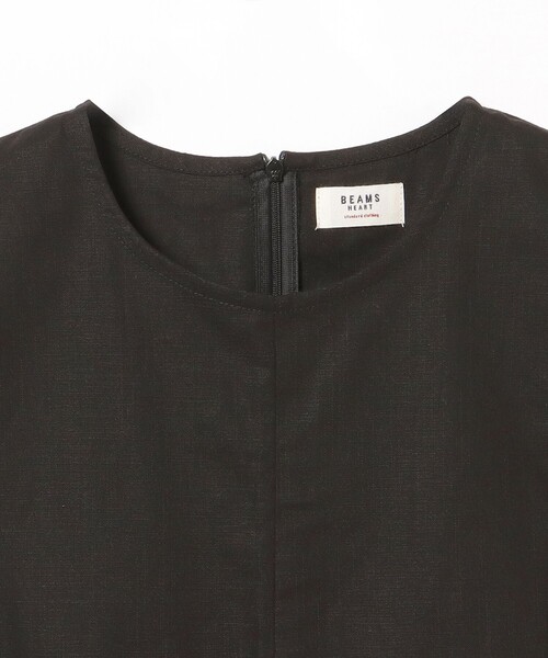 BEAMS HEART（ビームスハート）の「麻混 オールインワン（つなぎ/オールインワン・レディース・その他/ブラック/ブラウン系その他3・FREE）」の6枚目の写真