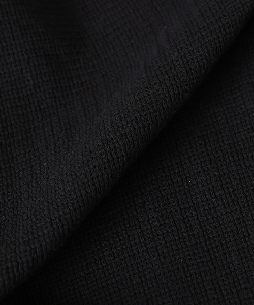 JOURNAL STANDARD J.S HOMESTEAD（ジャーナルスタンダードホームステッド）の「J.S.Homestead / レノ メッシュ ファブリック ヘンリー ネック ロンT（Tシャツ/カットソー・メンズ・ブラック/サックスブルー/アイボリー/ブラウン系その他・MEDIUM/LARGE）」の12枚目の写真