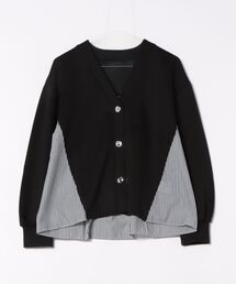 ketty（ケティ）の「ダンボールバックストライプカーディガン≪手洗い可能≫（カーディガン/ボレロ）」