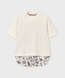 Paul Smith | ウィメンズ "Travel Stories" コンビ 半袖カットソー / 165127 J279(Tシャツ/カットソー)