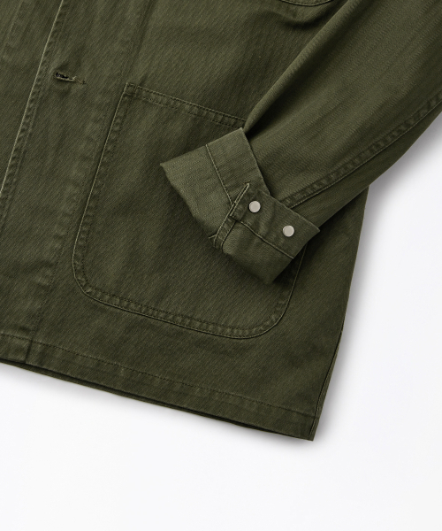 OUTSTANDING(アウトスタンディング)の「USN N-3 HBT JACKET_OLIVE GREEN(ミリタリージャケット・メンズ・その他・SMALL/MEDIUM/LARGE)」の7枚目の写真