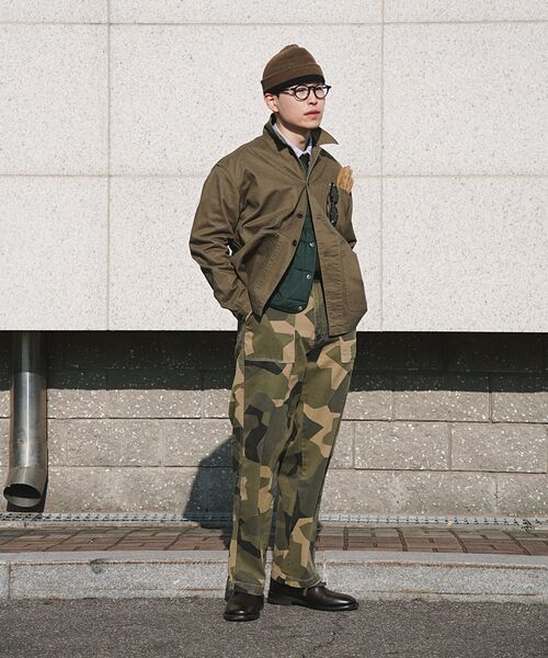 OUTSTANDING(アウトスタンディング)の「USN N-3 HBT JACKET_OLIVE GREEN(ミリタリージャケット・メンズ・その他・SMALL/MEDIUM/LARGE)」の10枚目の写真