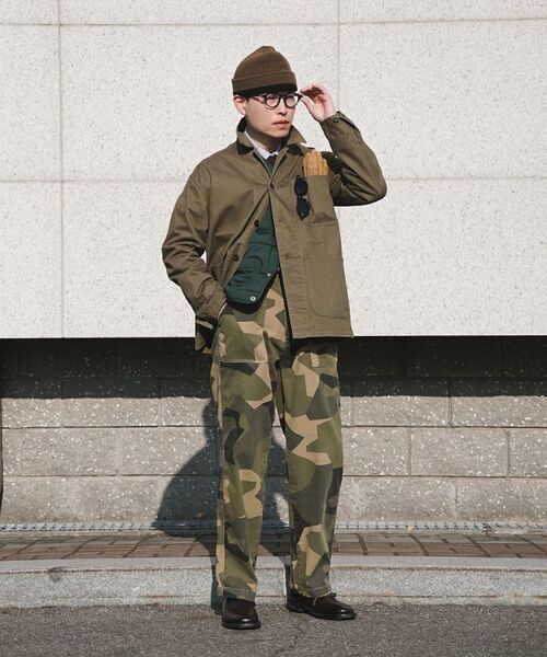 OUTSTANDING(アウトスタンディング)の「USN N-3 HBT JACKET_OLIVE GREEN(ミリタリージャケット・メンズ・その他・SMALL/MEDIUM/LARGE)」の11枚目の写真