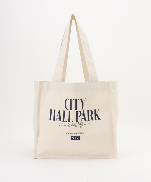 Deuxieme Classe(ドゥーズィエムクラス)の「CITY OF NYC BIG トートバッグ(トートバッグ・レディース・アイボリー・FREE)」の4枚目の写真