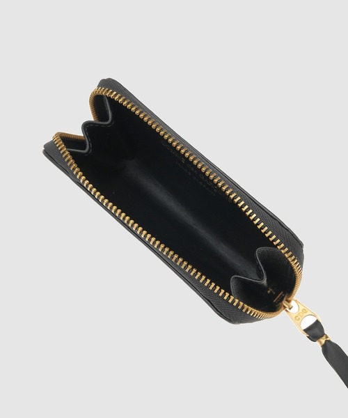 Wallet COMME des GARCONS（ウォレットコム デギャルソン）の「【DOTS PRINTED】LARGE COIN CASE（コインケース・メンズ・ブラック/レッド・ONE SIZE）」の5枚目の写真
