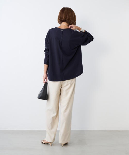 MICA&DEAL(マイカ&ディール)の「リネンライクイージーパンツ(その他パンツ・レディース・ライトベージュ/ブラック/ベージュ・FREE)」の13枚目の写真