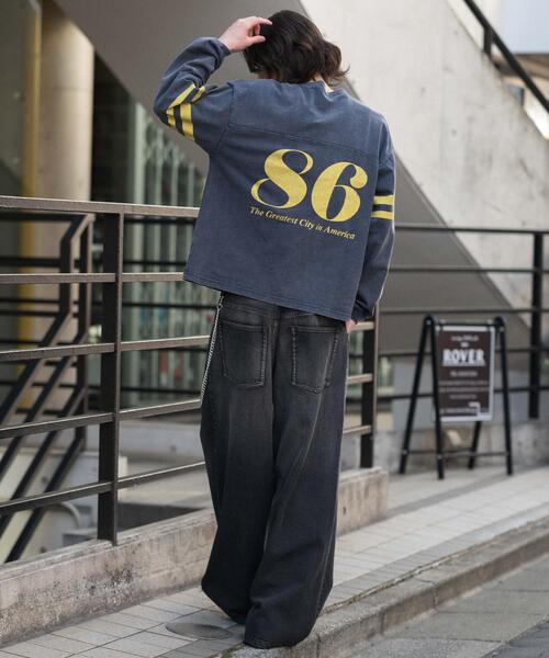 WEGO（ウィゴー）の「WEGO/【26年春夏新作】ナンバリングT(LS)（Tシャツ/カットソー・メンズ・レッド/ネイビー/ブラック・MEDIUM/LARGE）」の18枚目の写真