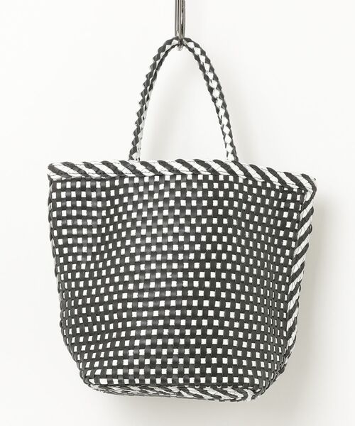 MASSIVE STORE(マッシブストア)の「【Swaraj/スワラージ】手編みメッシュレザーTOTE(ハンドバッグ・レディース・ブラック系その他/ブラック・FREE)」の2枚目の写真