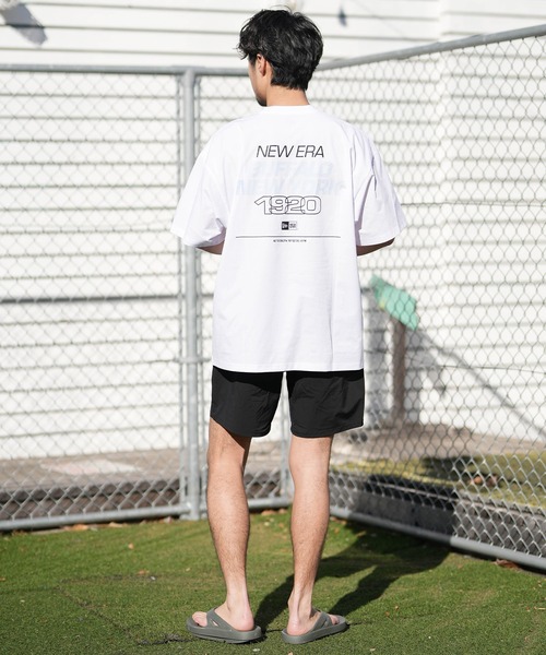 NEW ERA/ニューエラ 水着 ラッシュガード 半袖 Tシャツ UVカット 吸水