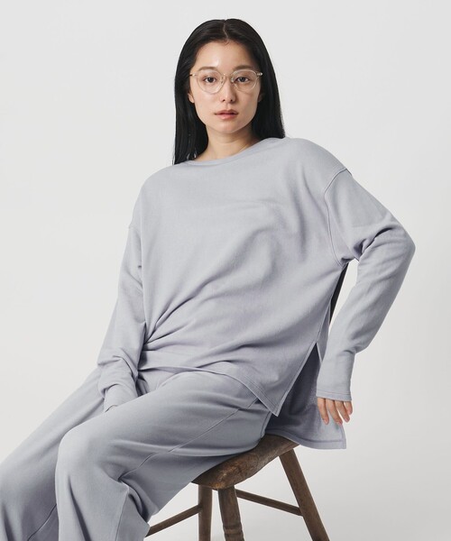 MARW UNITED ARROWS(マルゥ ユナイテッドアローズ)の「<MARW UNITED ARROWS>シアー スウェット プルオーバー(スウェット・レディース・グレー系/ブラック/オフホワイト・FREE)」の3枚目の写真