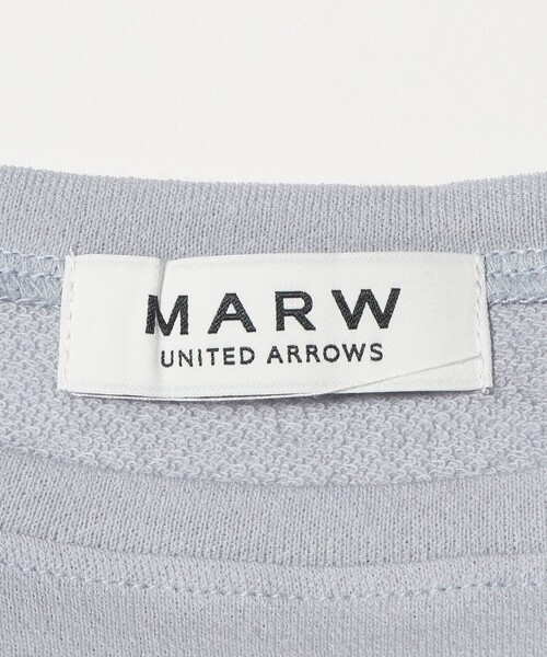 MARW UNITED ARROWS(マルゥ ユナイテッドアローズ)の「<MARW UNITED ARROWS>シアー スウェット プルオーバー(スウェット・レディース・グレー系/ブラック/オフホワイト・FREE)」の6枚目の写真