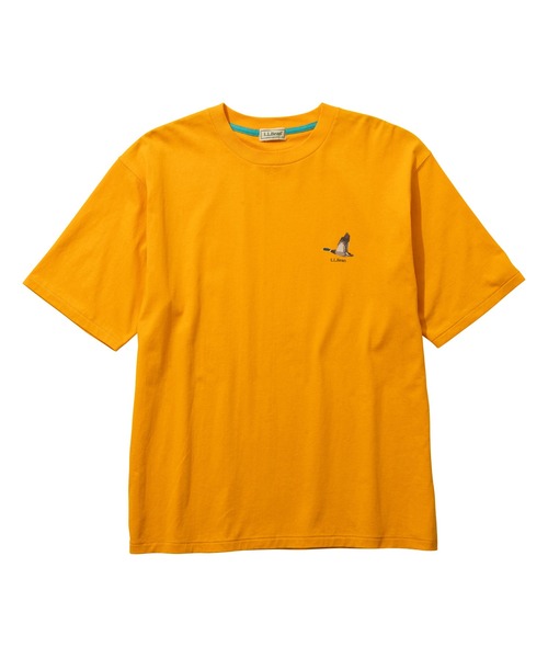 L.L.Bean(エルエルビーン)の「【JAPAN EDITION】モリル・ショートスリーブ・チェスト・グラフィック・ティ(Tシャツ/カットソー・メンズ・グレー/ホワイト/ブルーグリーン/ネイビー/オレンジ・LARGE/MEDIUM/SMALL)」の5枚目の写真